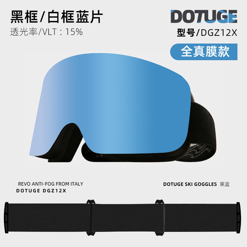 Dual-Layer Anti-Fog Ski Goggles for Men and Women