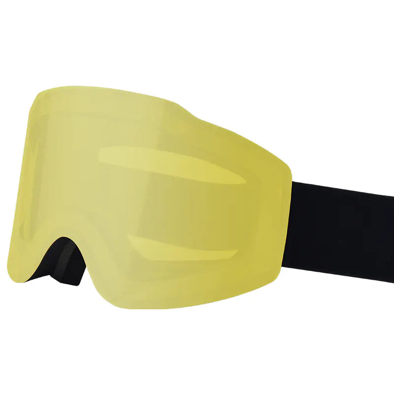 Magnetic Dual-Layer Anti-Fog Ski Goggles for Sports