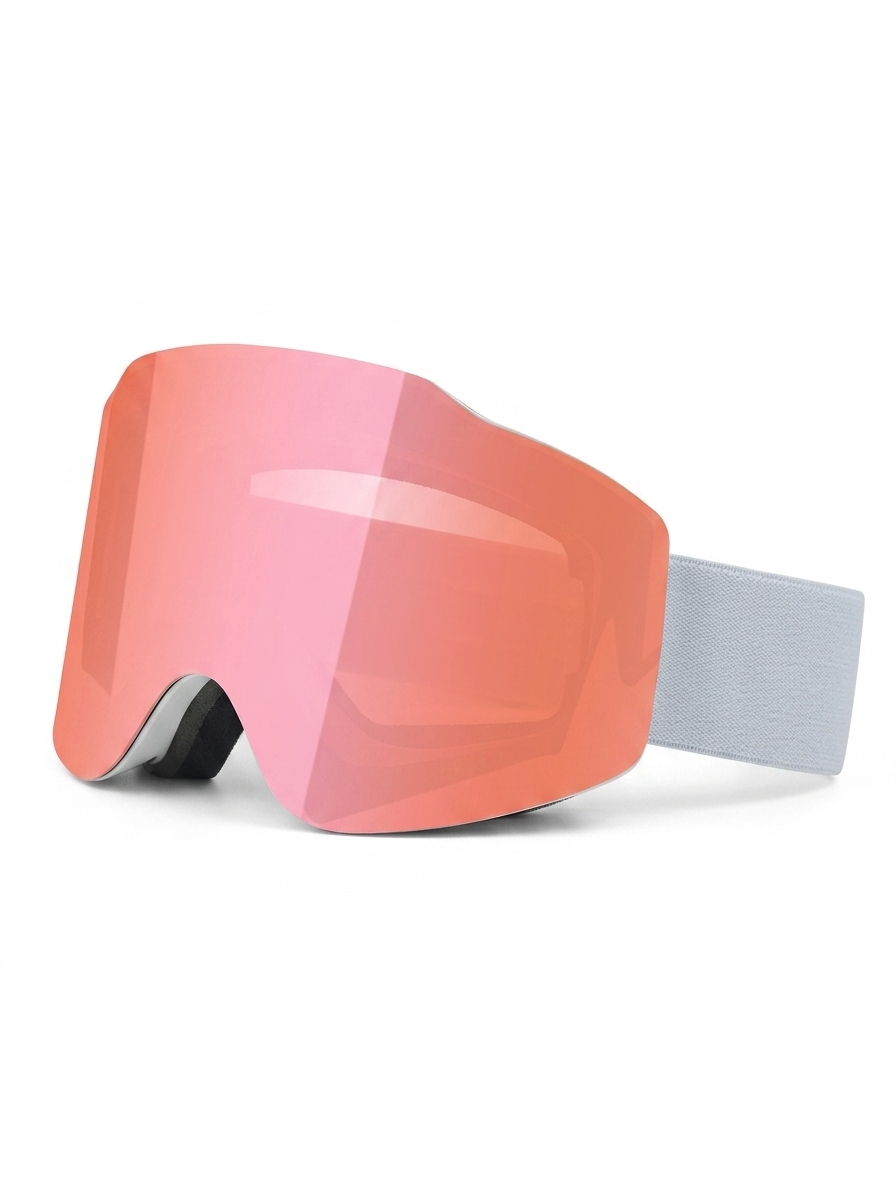 Magnetic Dual-Layer Anti-Fog Ski Goggles for Sports