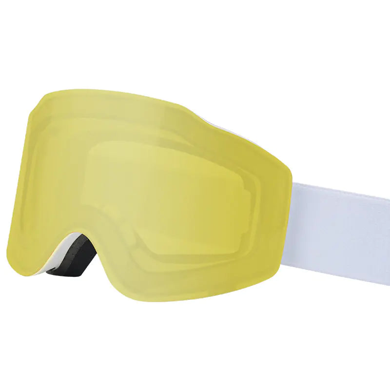 Magnetic Dual-Layer Anti-Fog Ski Goggles for Sports