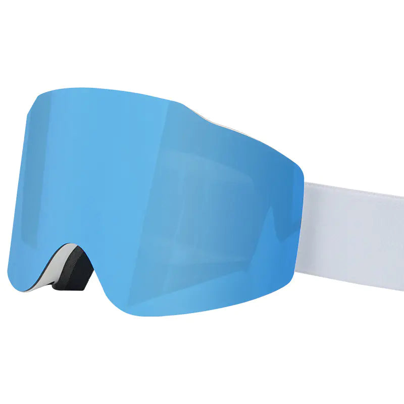 Magnetic Dual-Layer Anti-Fog Ski Goggles for Sports