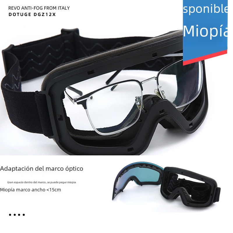 Dual-Layer Anti-Fog Ski Goggles for Men and Women