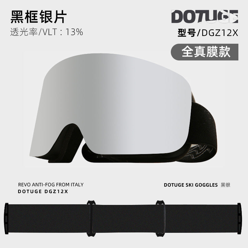 Dual-Layer Anti-Fog Ski Goggles for Men and Women