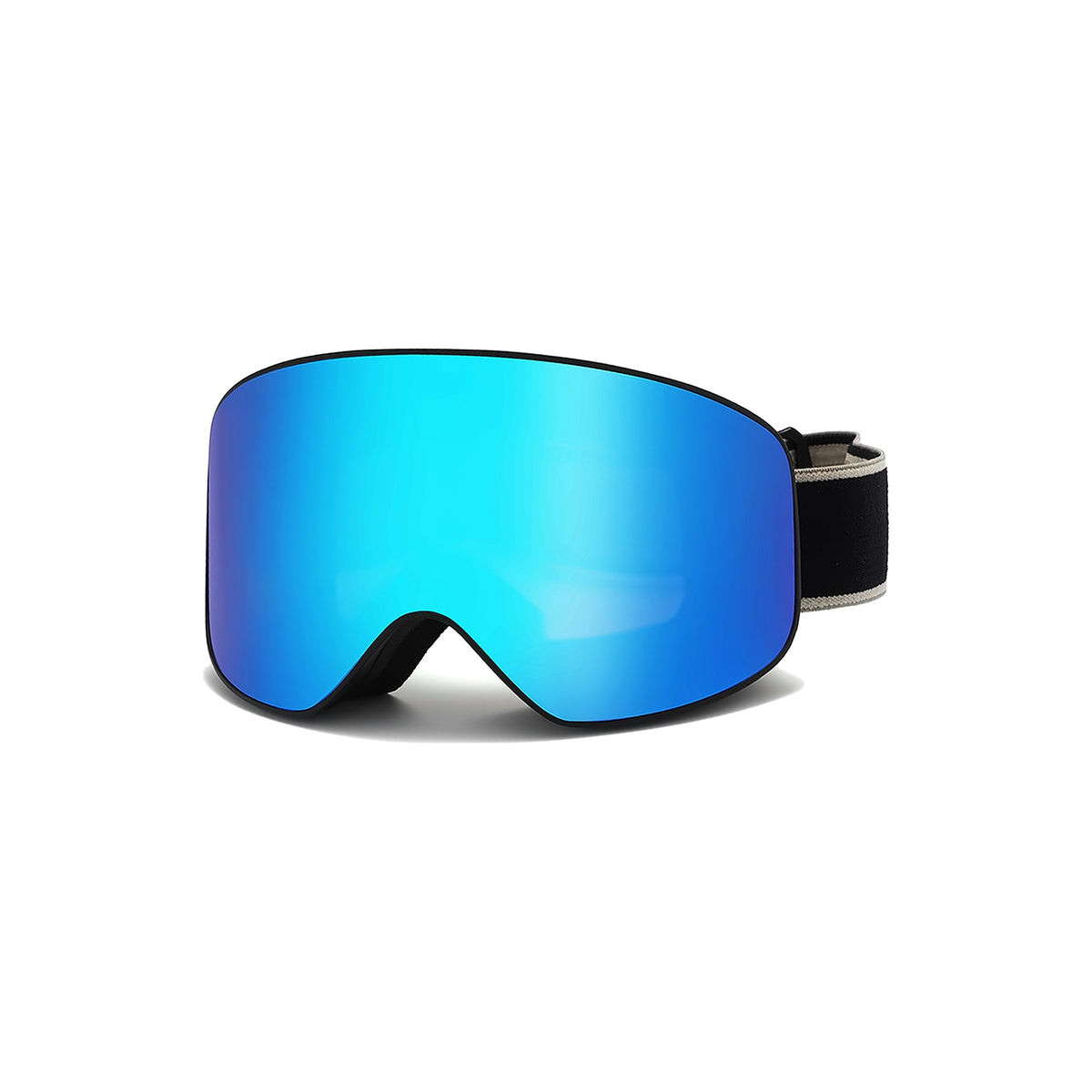 Vintage Striped Polarized Ski Goggles