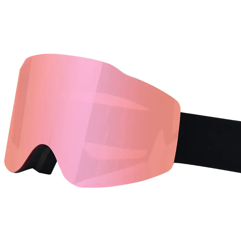 Magnetic Dual-Layer Anti-Fog Ski Goggles for Sports