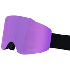 Magnetic Dual-Layer Anti-Fog Ski Goggles for Sports